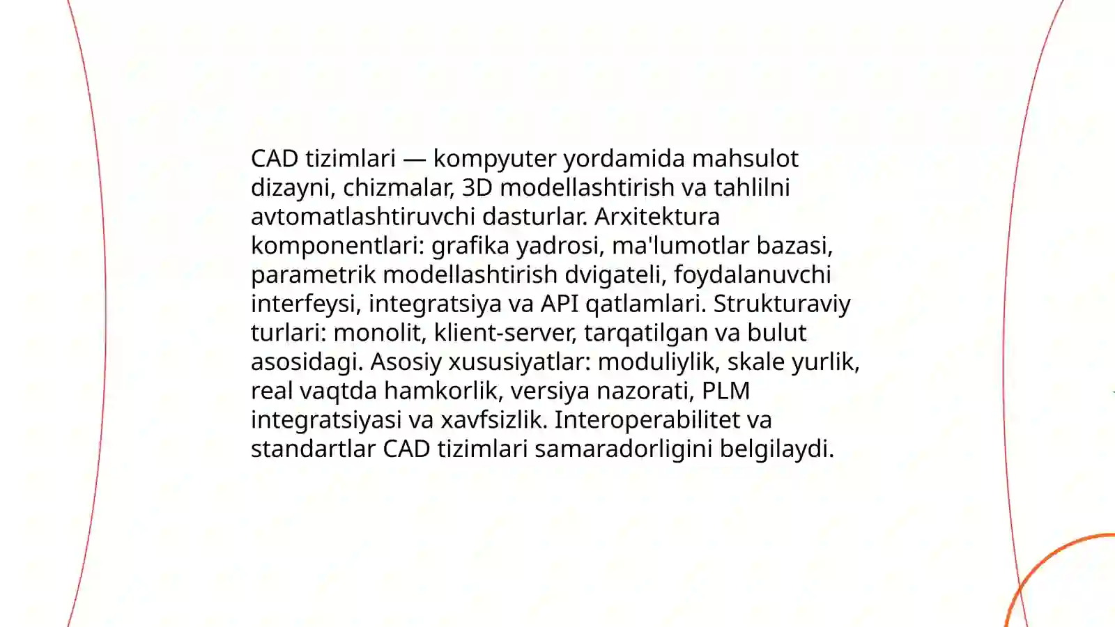 CAD tizimlari 3