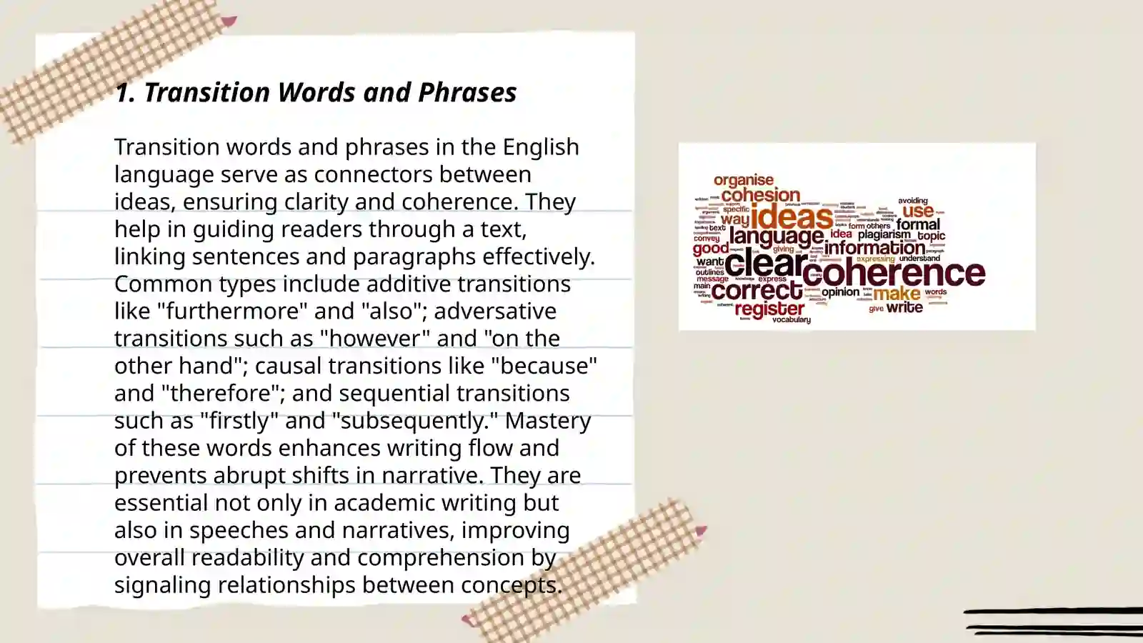 COHESION AND COHERENCE 3
