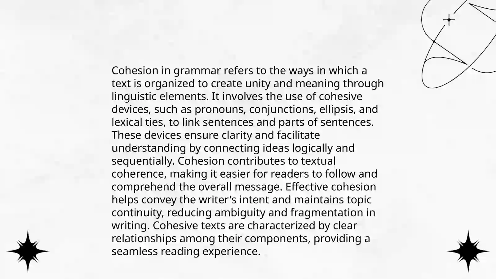 Cohesion in Grammar 3
