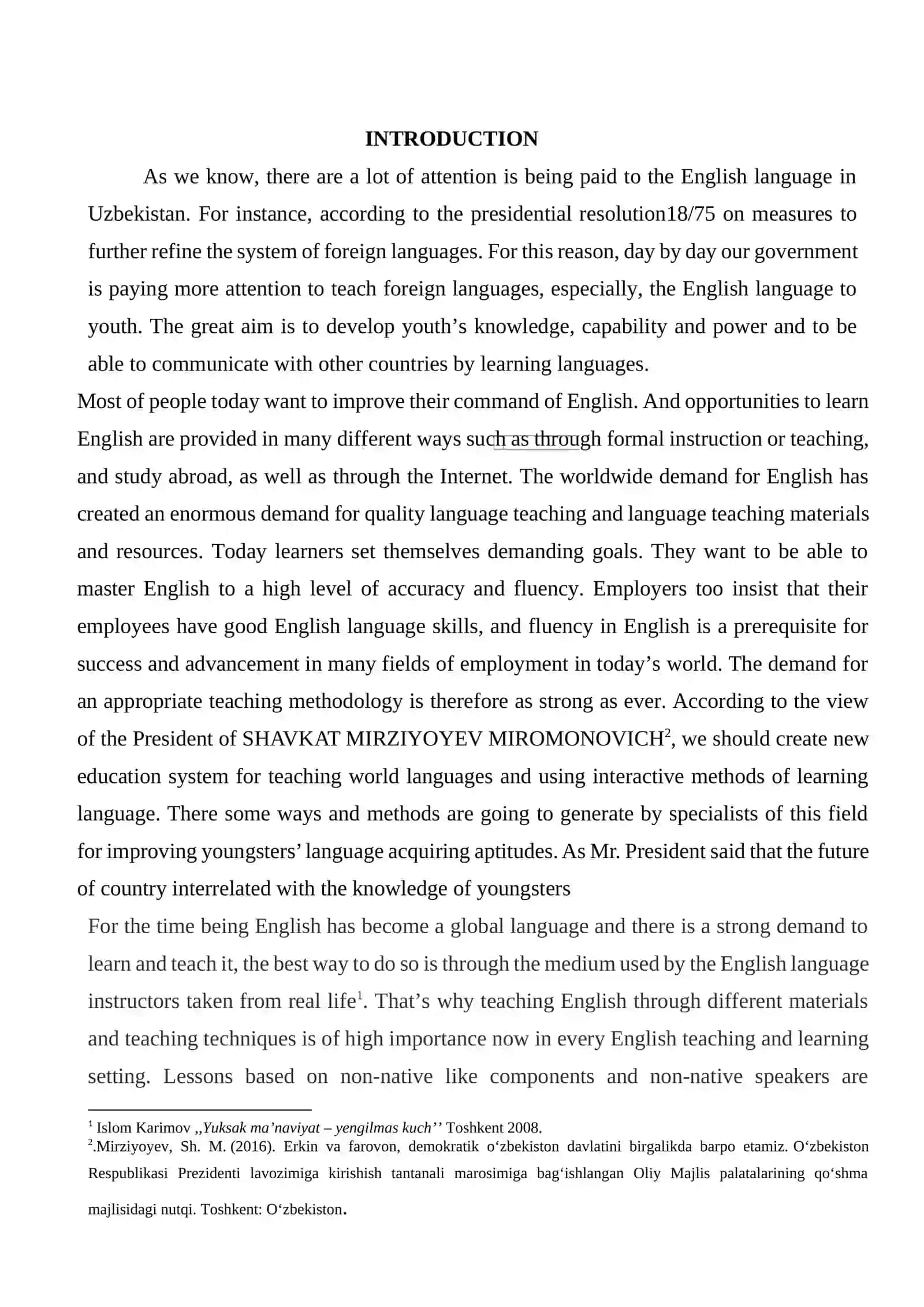 COURSE PAPER ON TECHNIQUES FOR TEACHING LISTENING IN FOREIGN LANGUAGE 3
