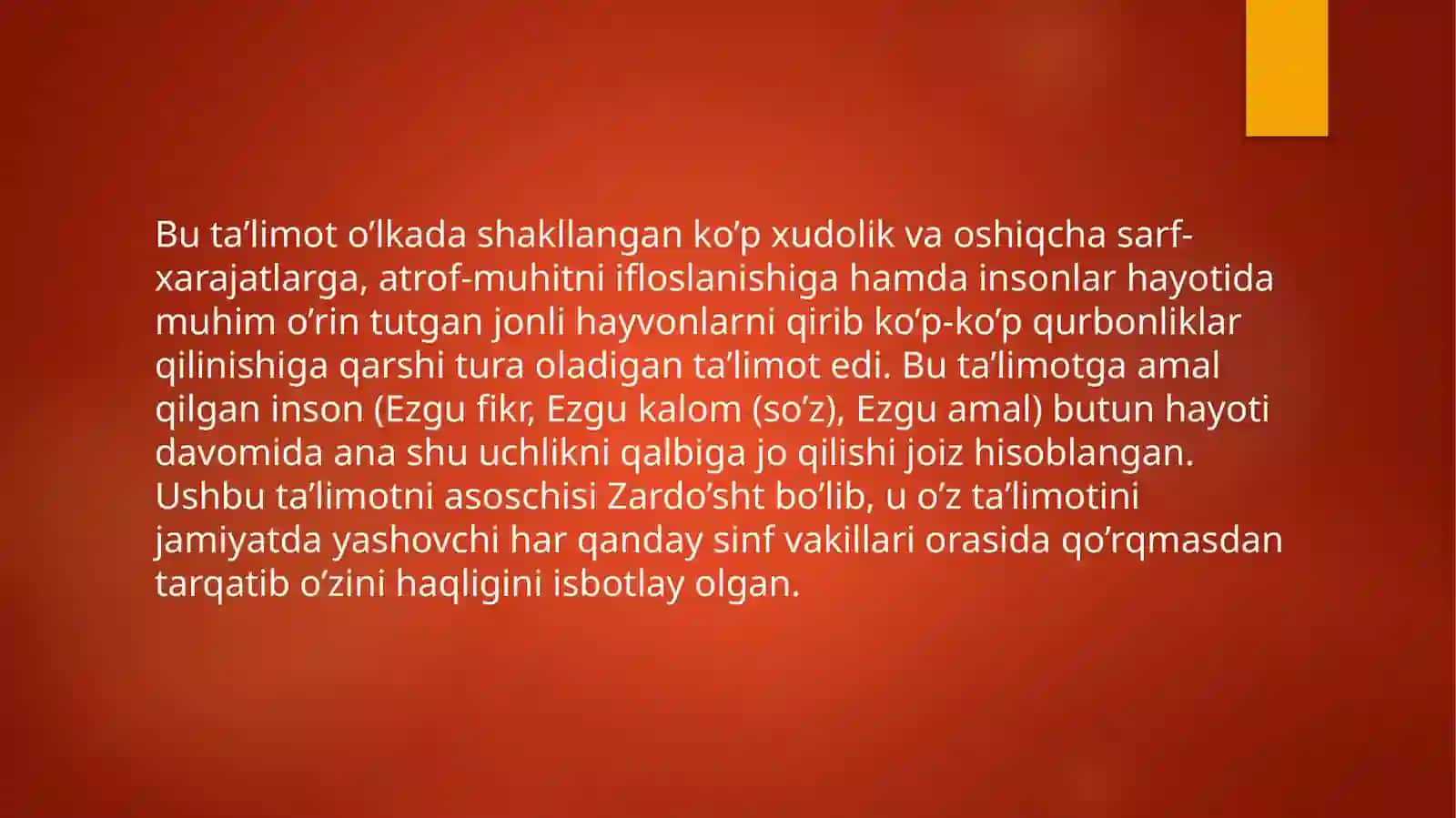 Zardushtiylikdinita’limoti 3