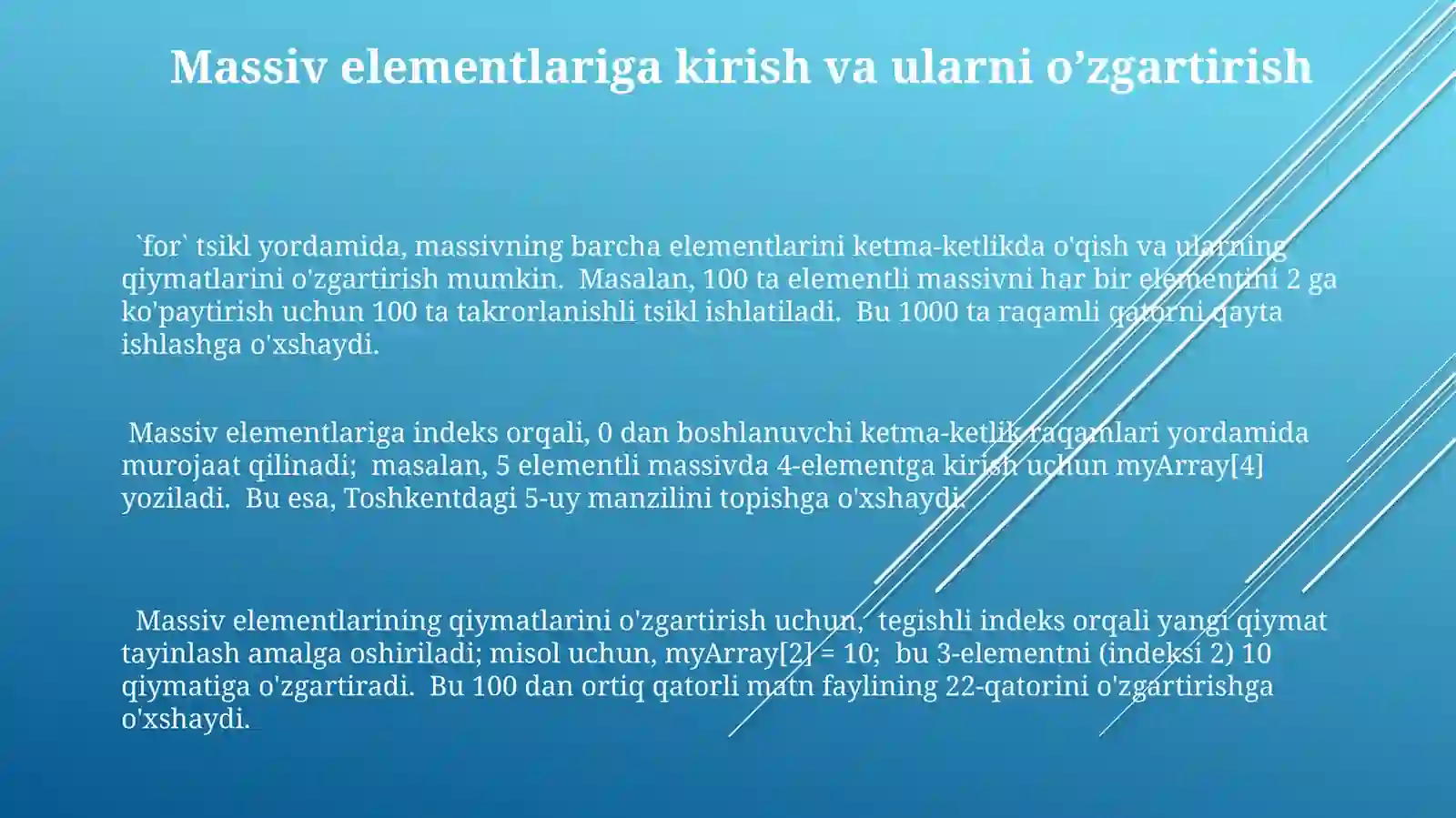 C++ tilining tayanch turlari 3