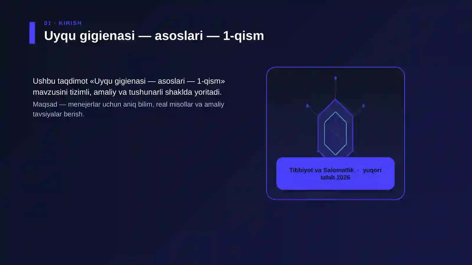 Uyqu gigienasi — asoslari — 1-qism 3
