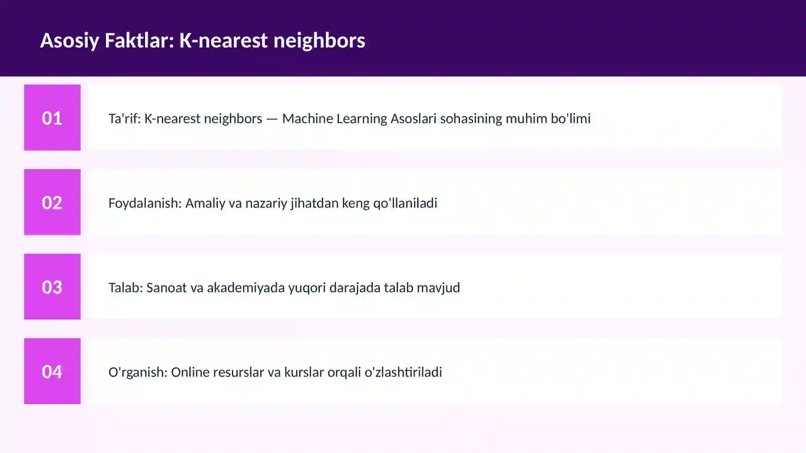 AI | MACHINE LEARNING ASOSLARI 3