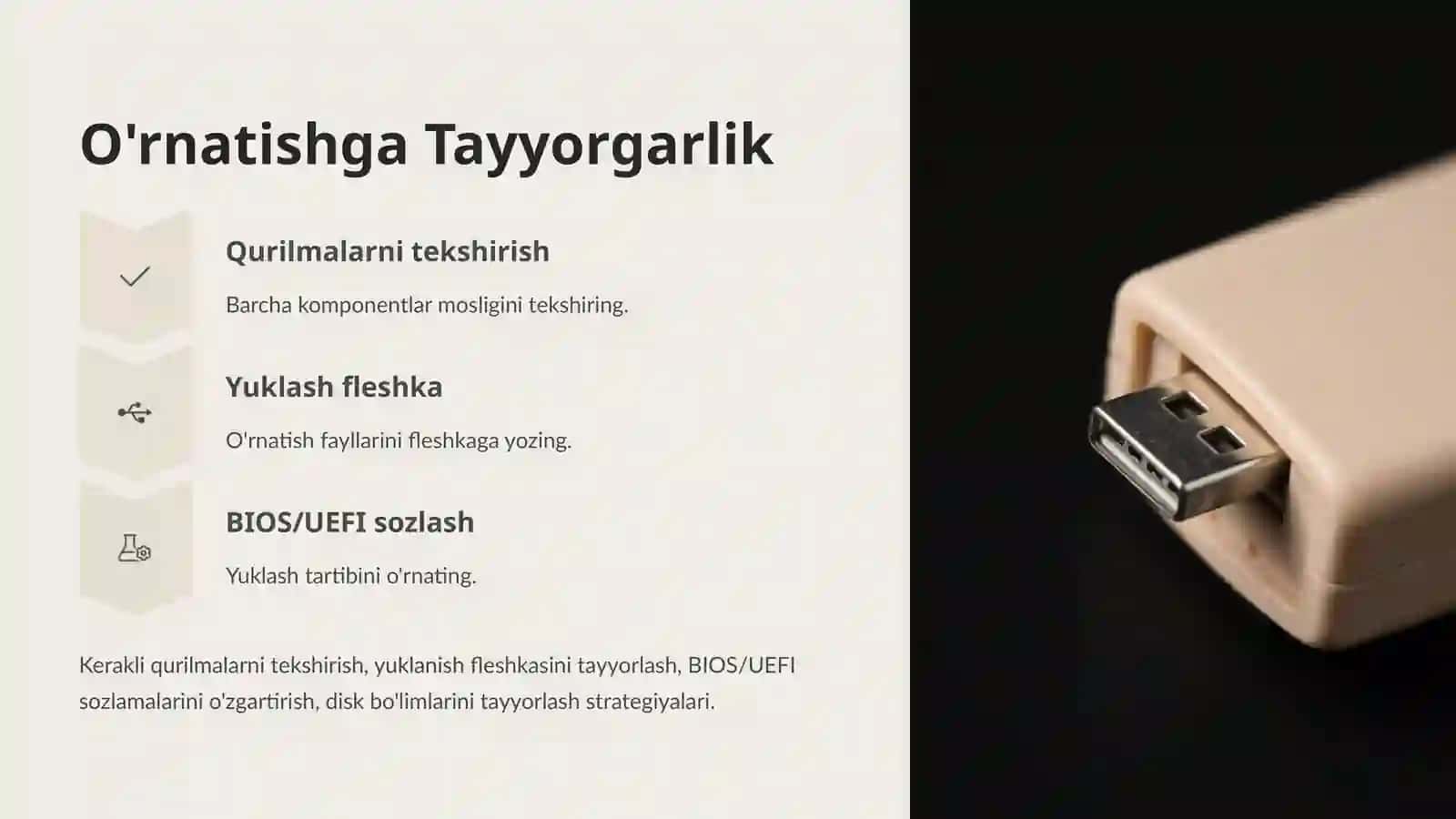 Windows OS O'rnatish va Konfiguratsiyasi 3