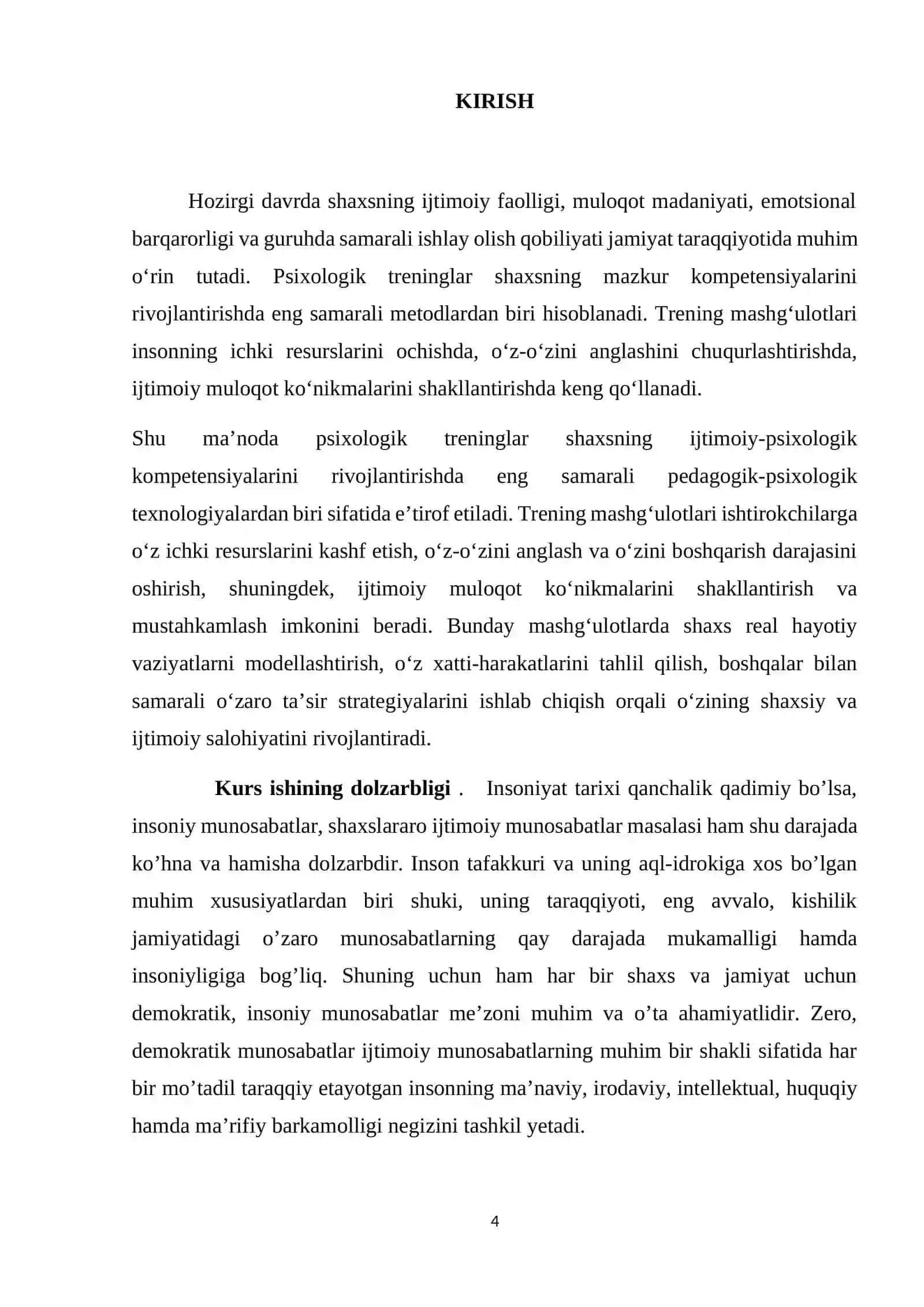 Psixologik trening mashg’ulotlarida fiydalaniladigan asosiy usullar 3