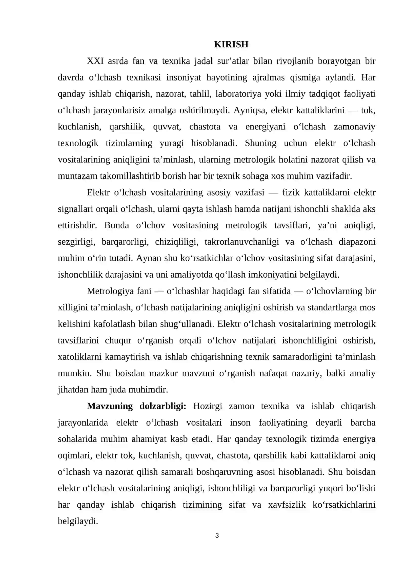 ELЕKTR O‘LCHАSH АSBОBLАRINING MЕTRОLОGIK XАRАKTЕRISTIKАLАRI. 3