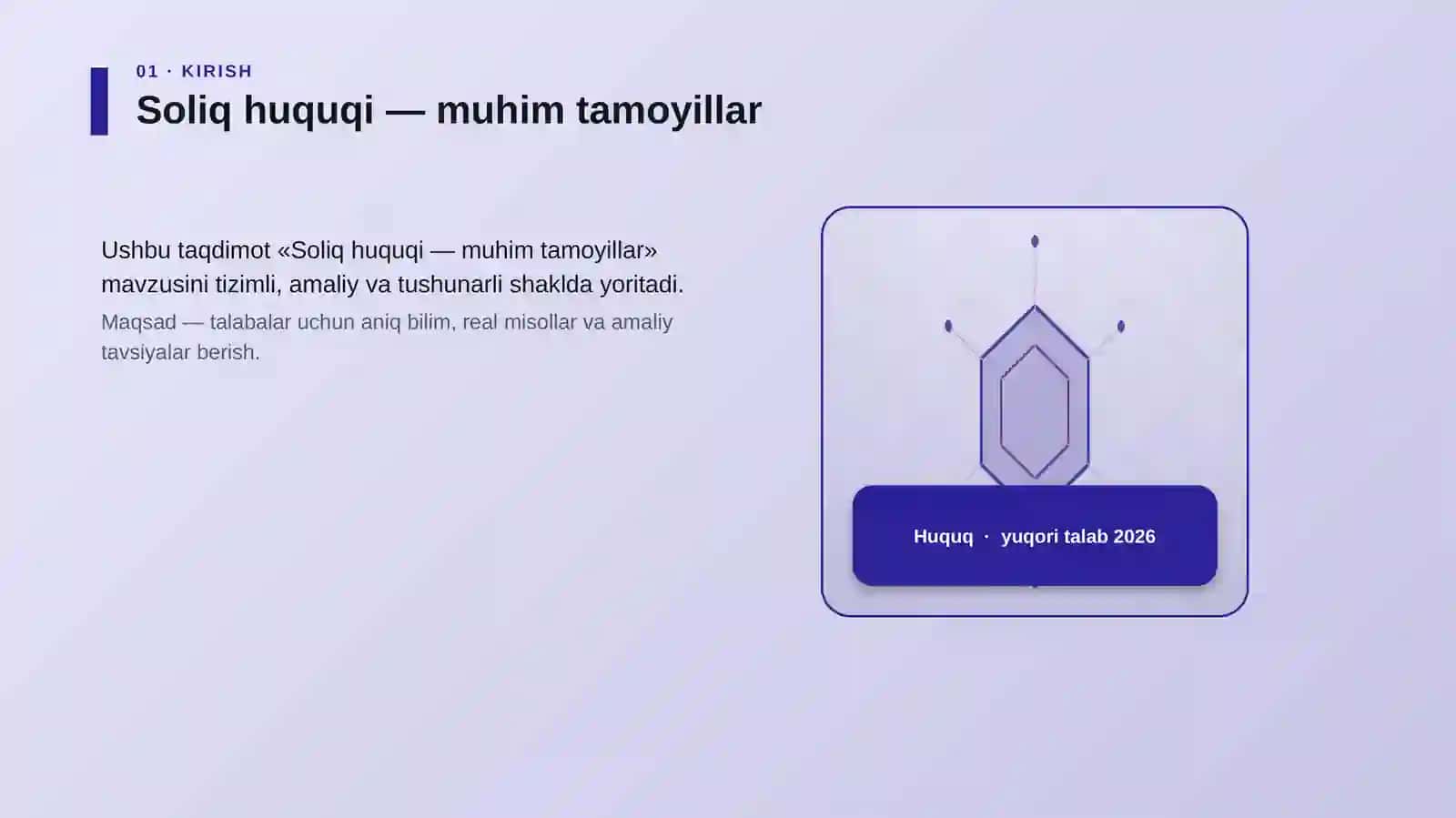 Soliq huquqi — muhim tamoyillar 3