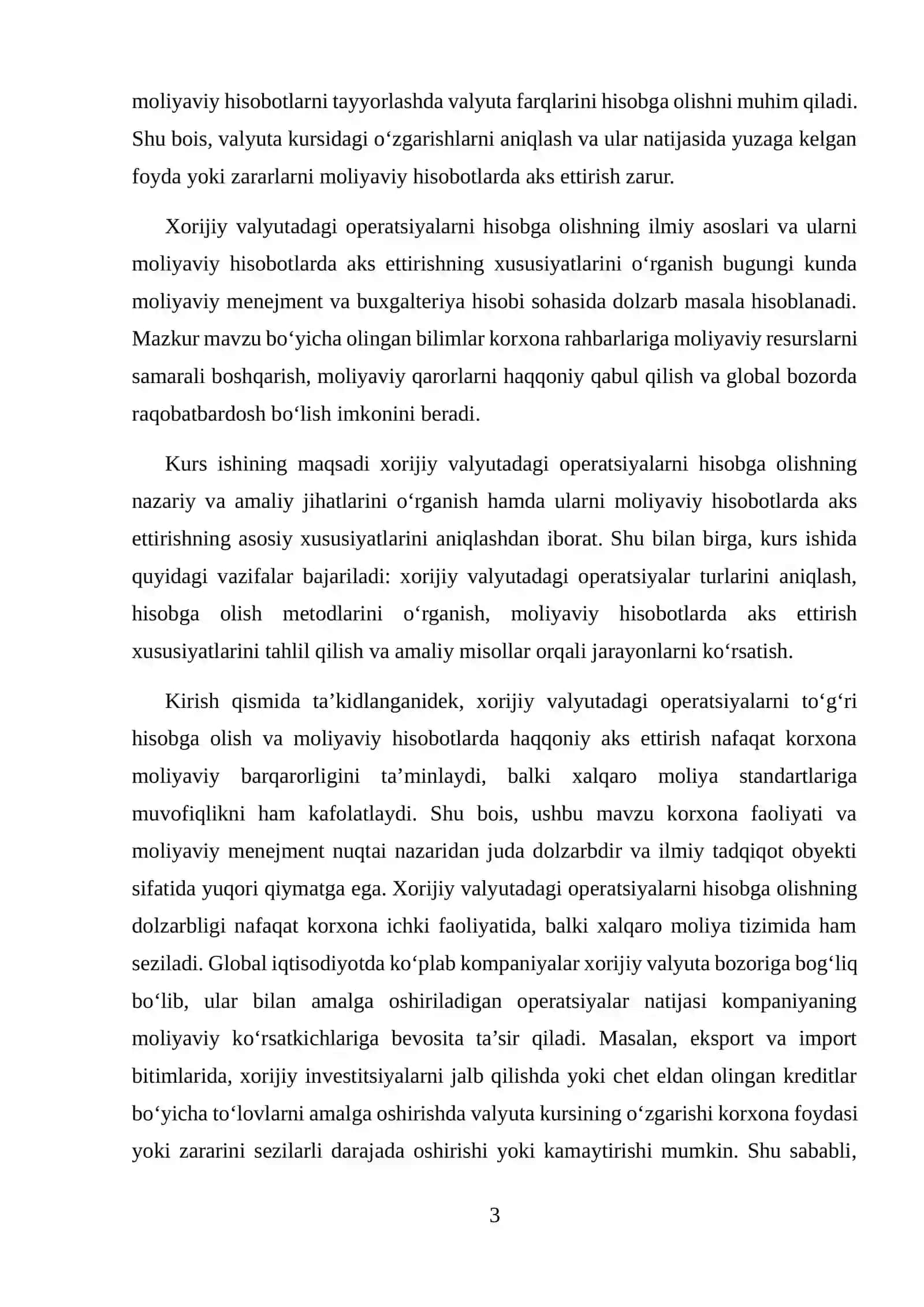 XORIJIY VALYUTADAGI OPERATSIYALARNI HISOBGA OLISH VA MOLIYAVIY HISOBOTDA AKS ETTIRISHNING XUSUSIYATLARI 3