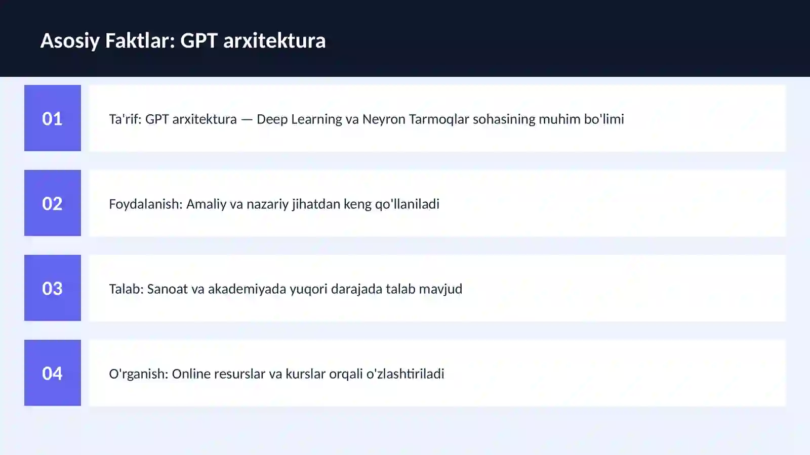 AI | DEEP LEARNING VA NEYRON TARMOQLAR 3