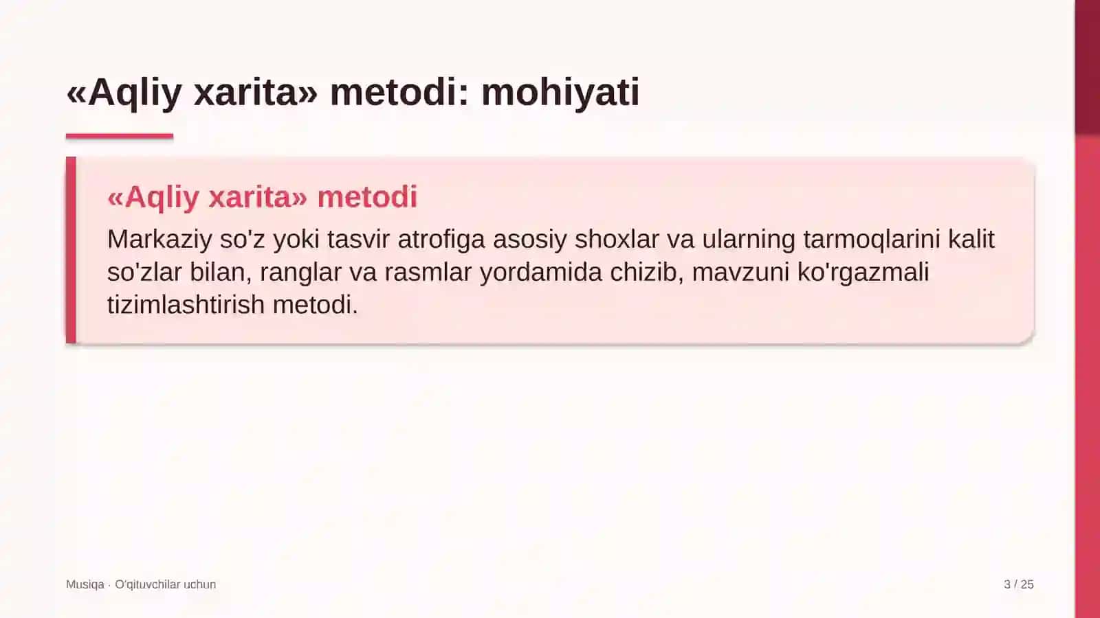 musiqa darslarida aqliy xarita metodidan foydalanish 9116 3