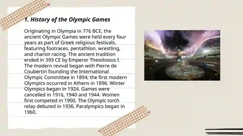 The Olympic Games 3