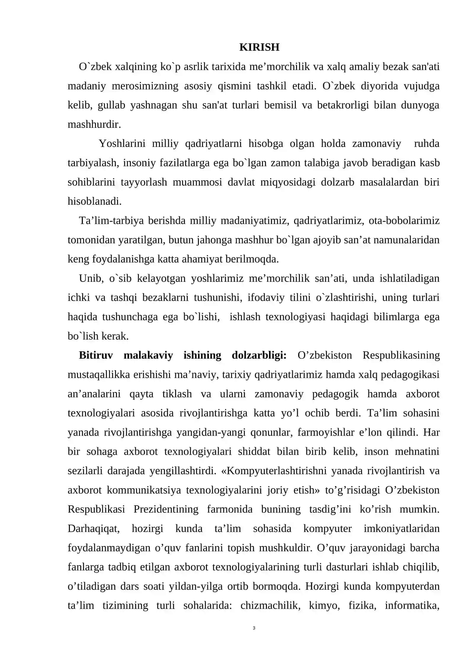 Kompyuter grafik dasturlaridan foydalanib intererni milliy dizaynda bezash bosqichlari 3