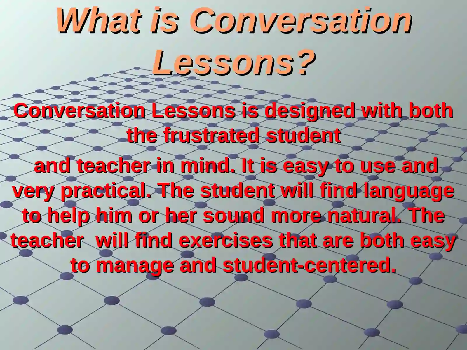 Conversation Lessons 3