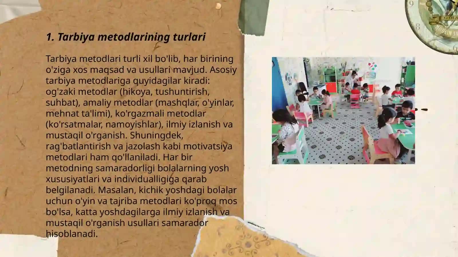 Tarbiya fanini o‘qitish metod va vositalari 3