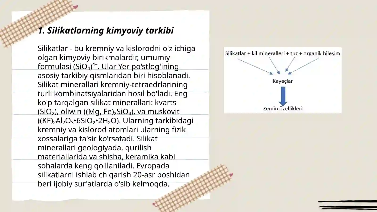Silikatlar 3