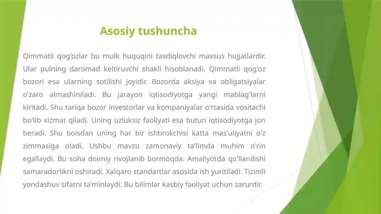 QIMMATLI QOG'OZLAR BOZORI VA UNING FAOLIYATI 3