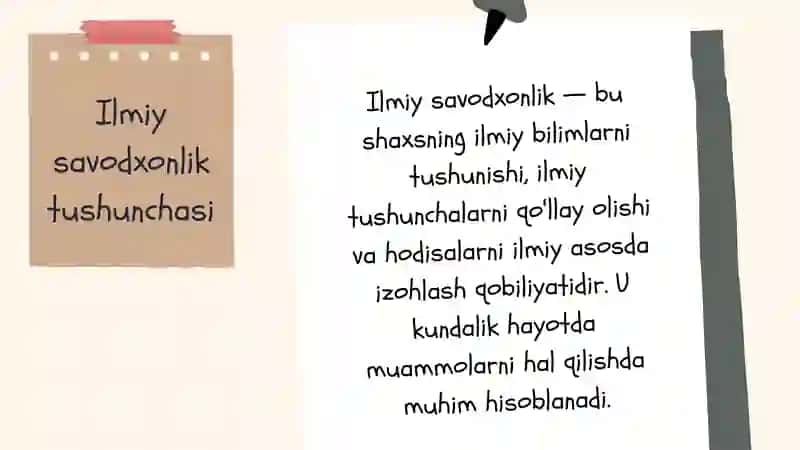 XALQARO BAHOLASH DASTURLARI ASOSIDA TABIIY FANLARNI OʻQITISH METODIKASI FANIDAN TAYYORLAGAN MUSTAQILTAʼLIMI 3
