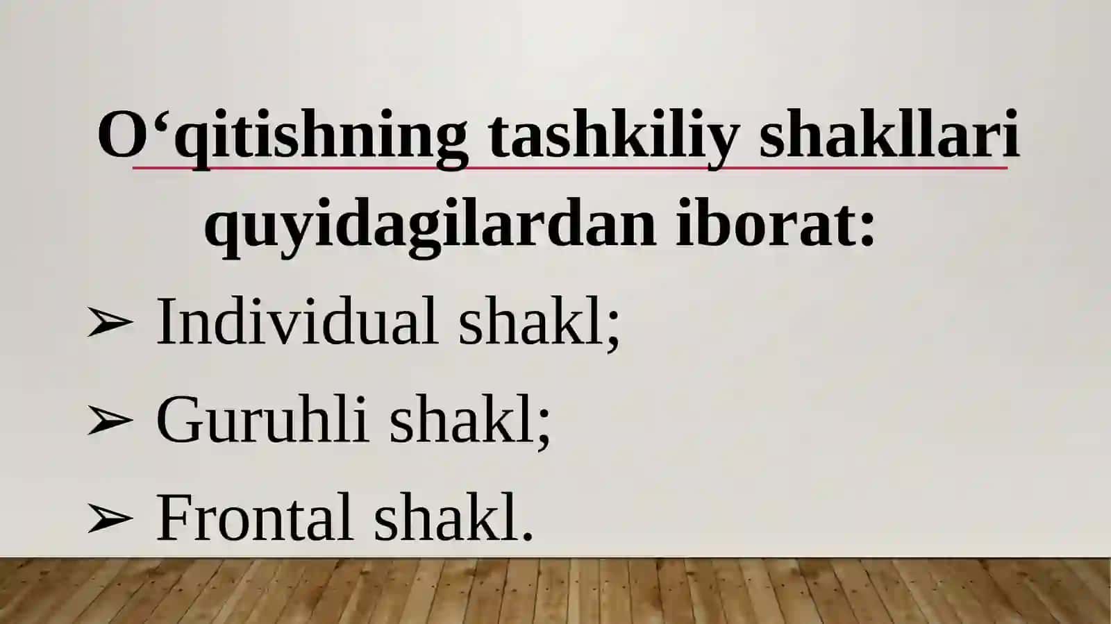 Zamonaviy o‘qitish shakllari va uslublari 3