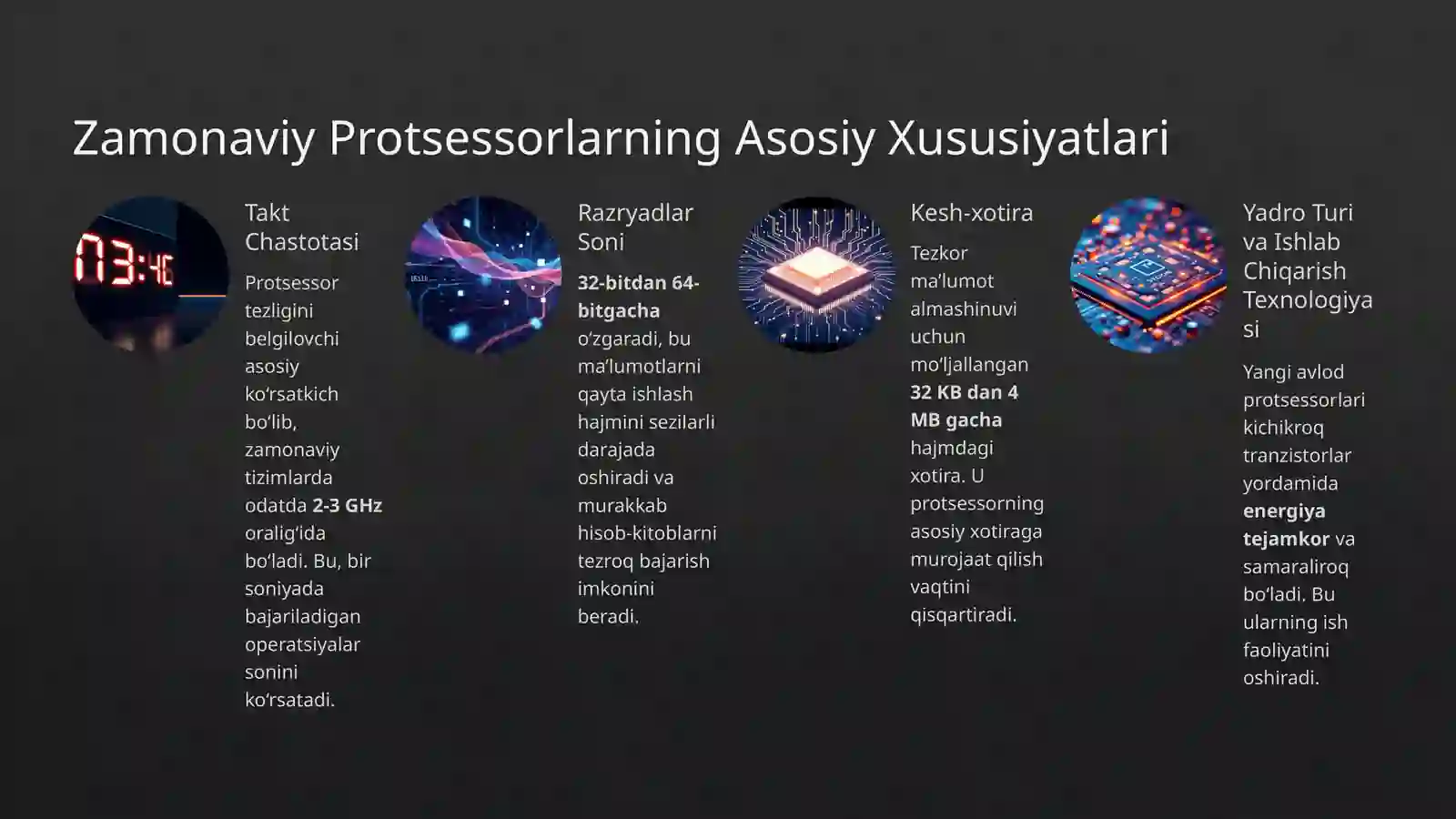 Zamonaviy Protsessorlar 3