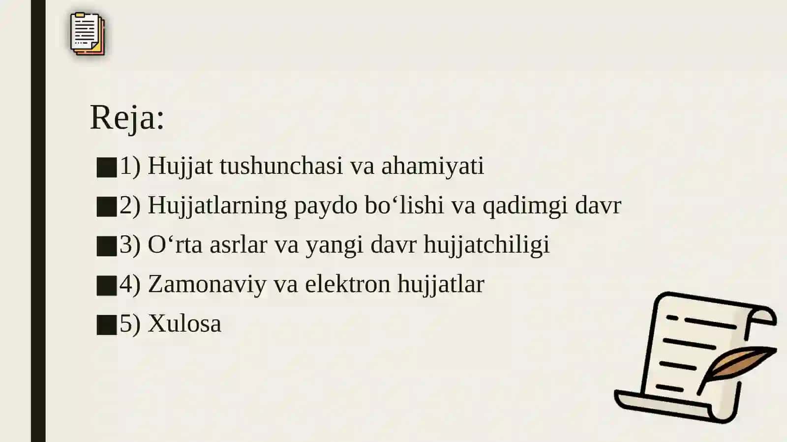 Hujjatlarning paydo bo‘lishi va tarixi 3