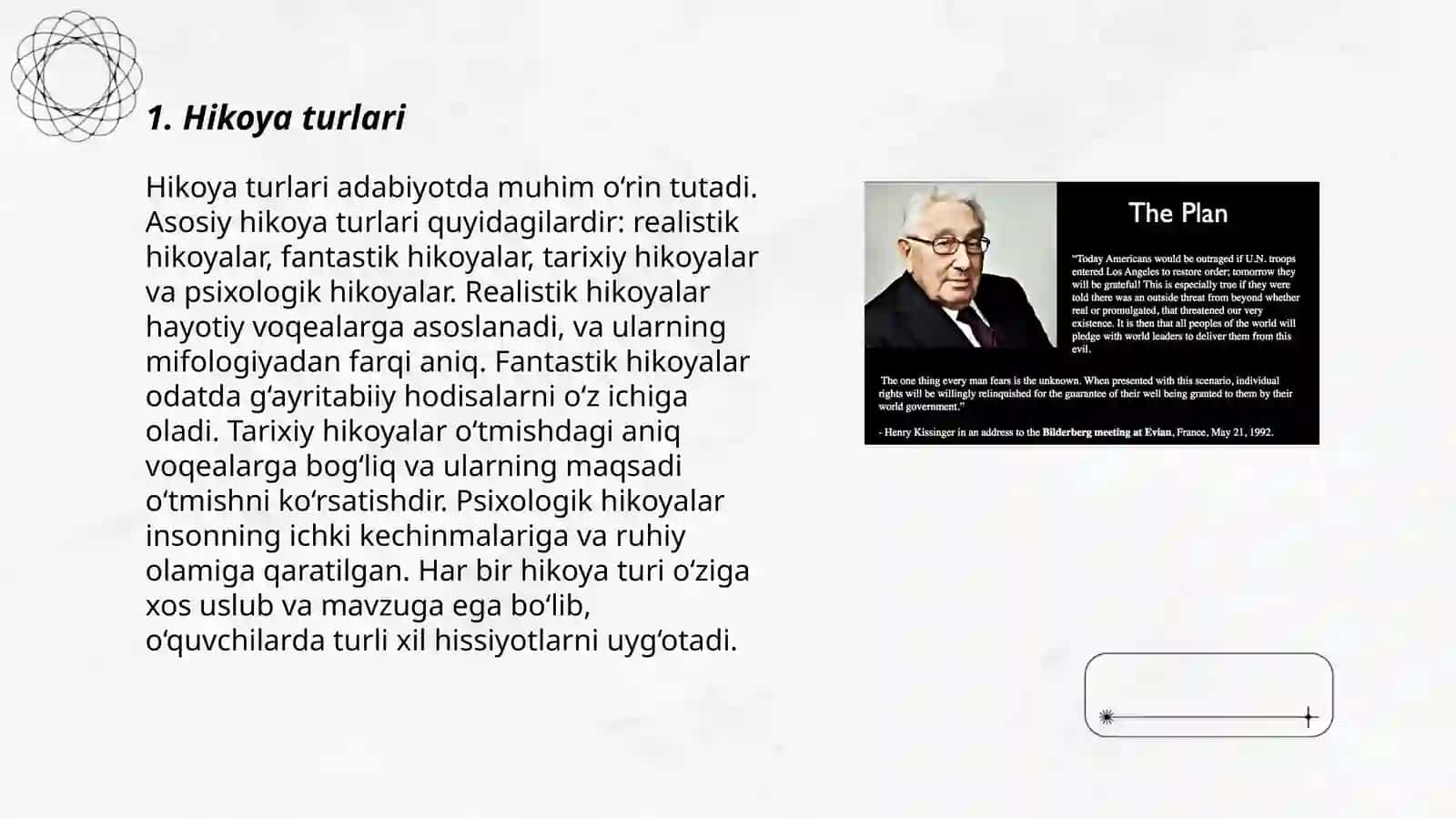 Hikoya qilib berish turlari va metodlari 3
