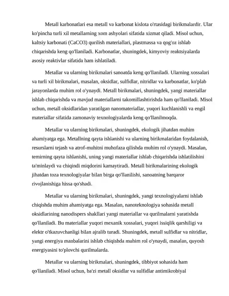 Anorganik birikmalarning eng muhim sinflari 3