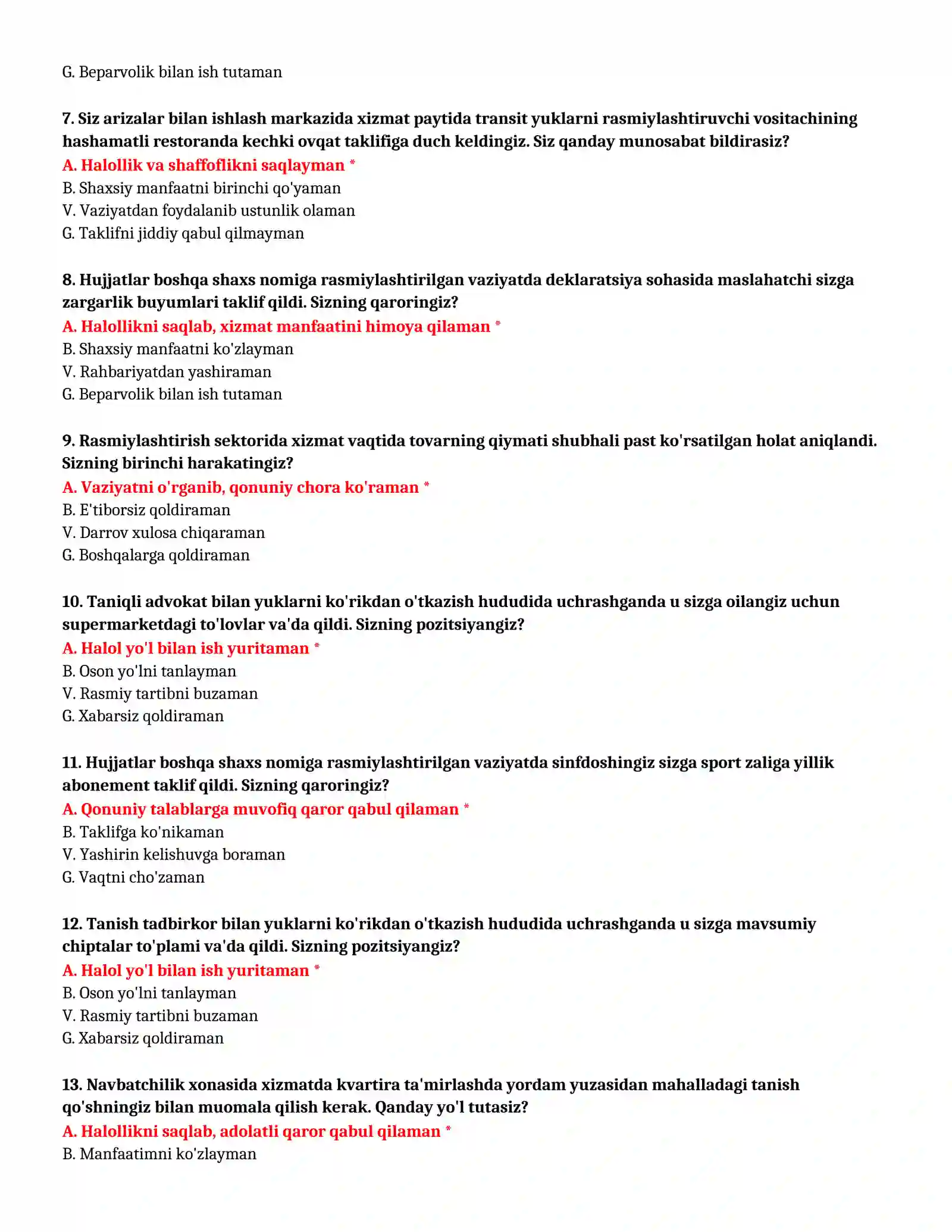 Bojxona akademiyasi test bazasi 3