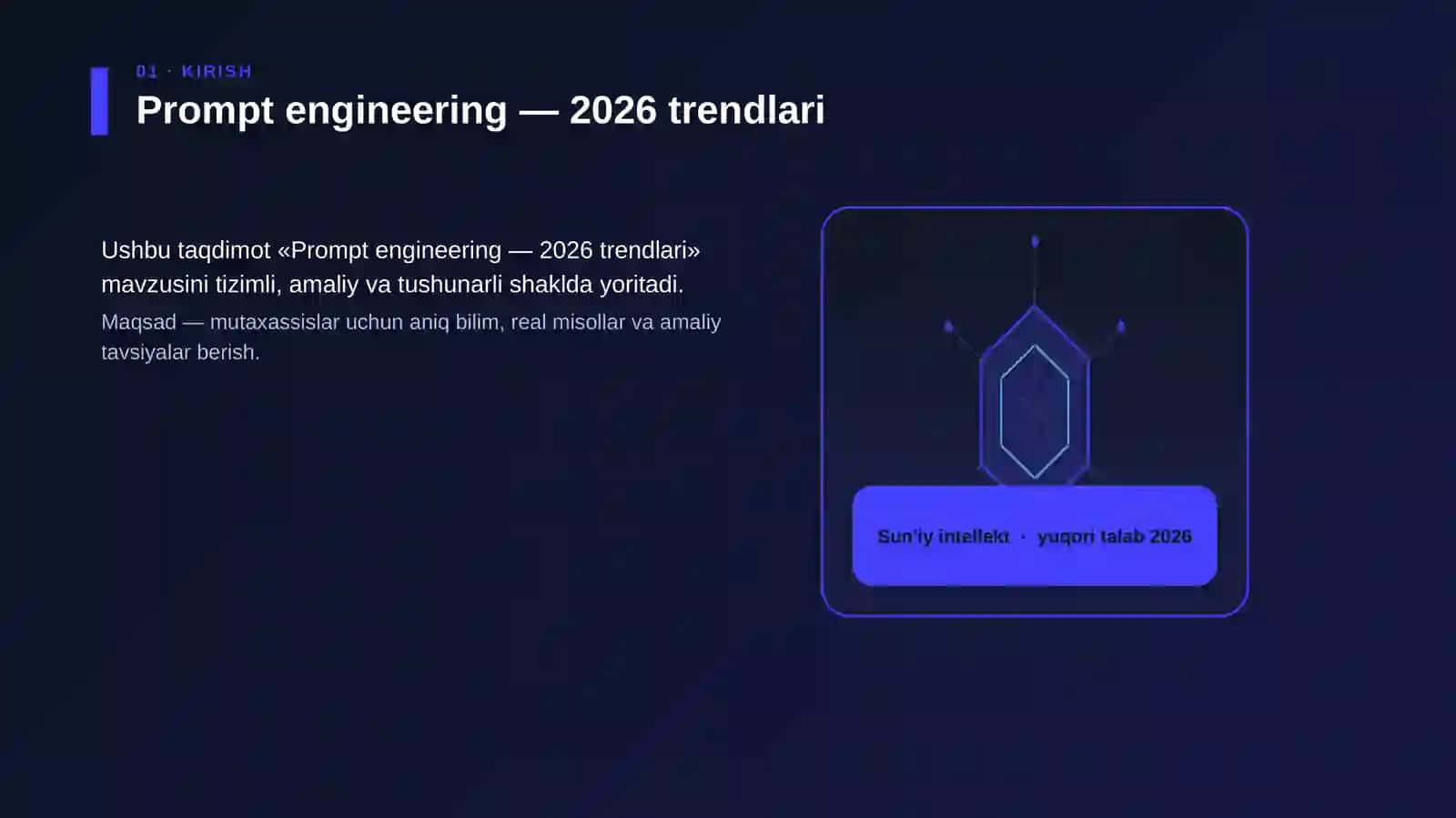 Prompt engineering — 2026 trendlari 3