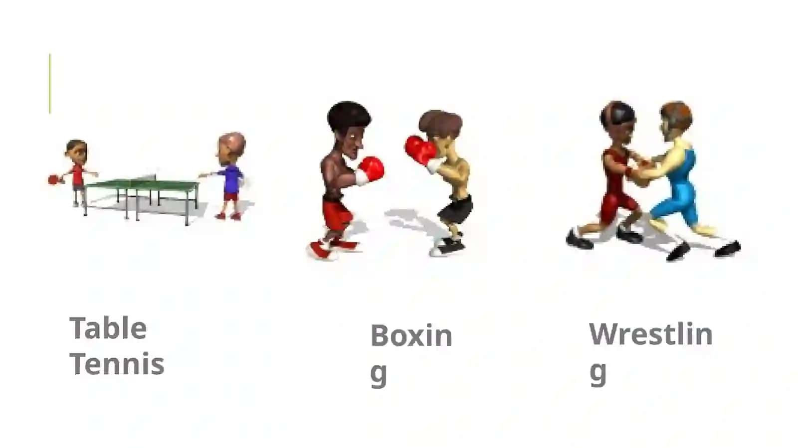 course vacobulary based on Sports 3