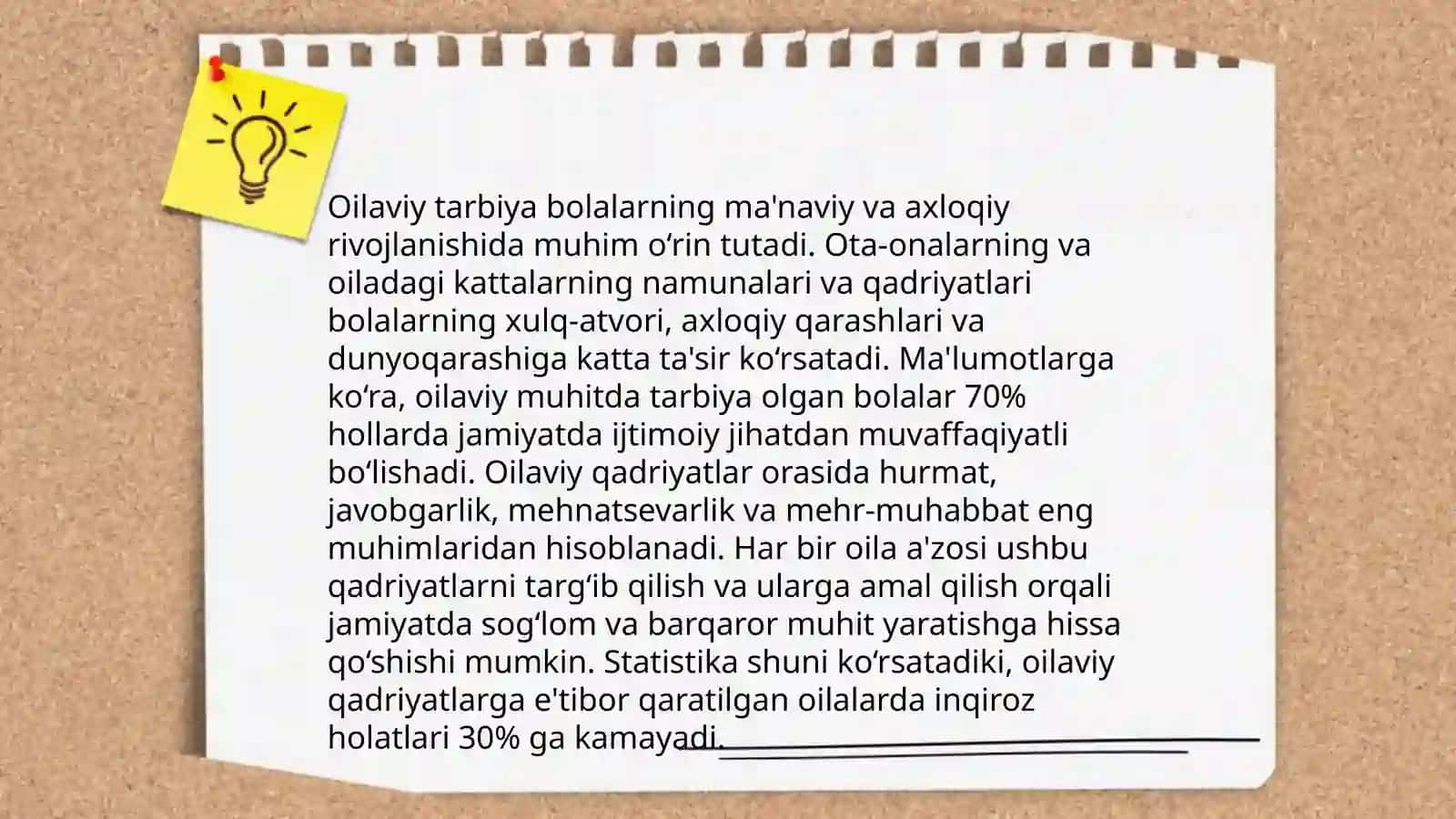Oilaviy tarbiyalashning bolalar shaxsining rivojlanishiga taʼsiri 3