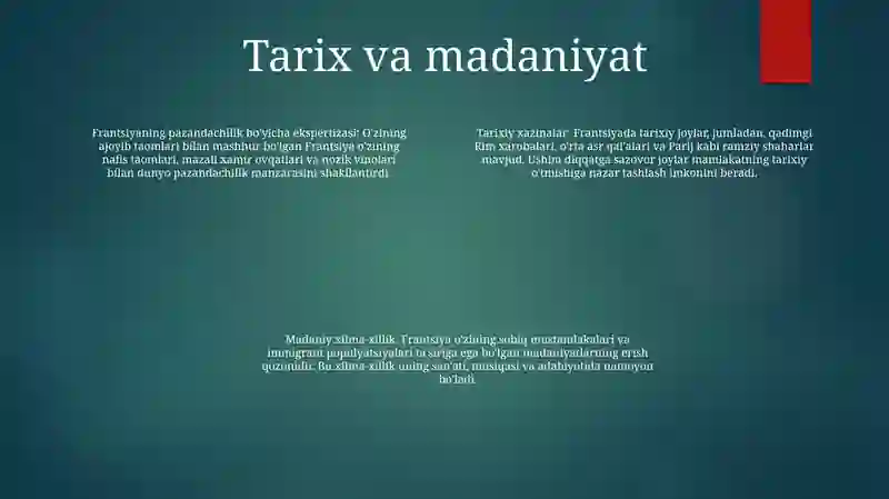 Fransiya Davlati Turizmi 3