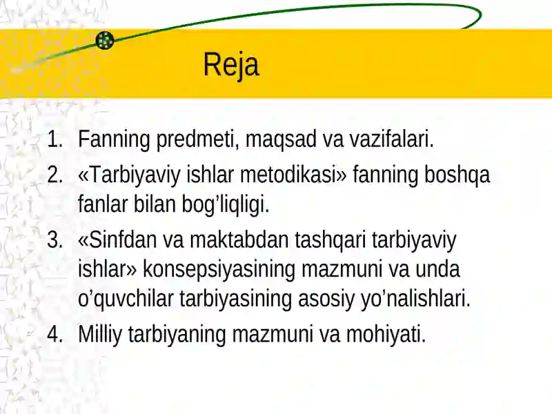 Tarbiyaviy ishlar metodikasi 3
