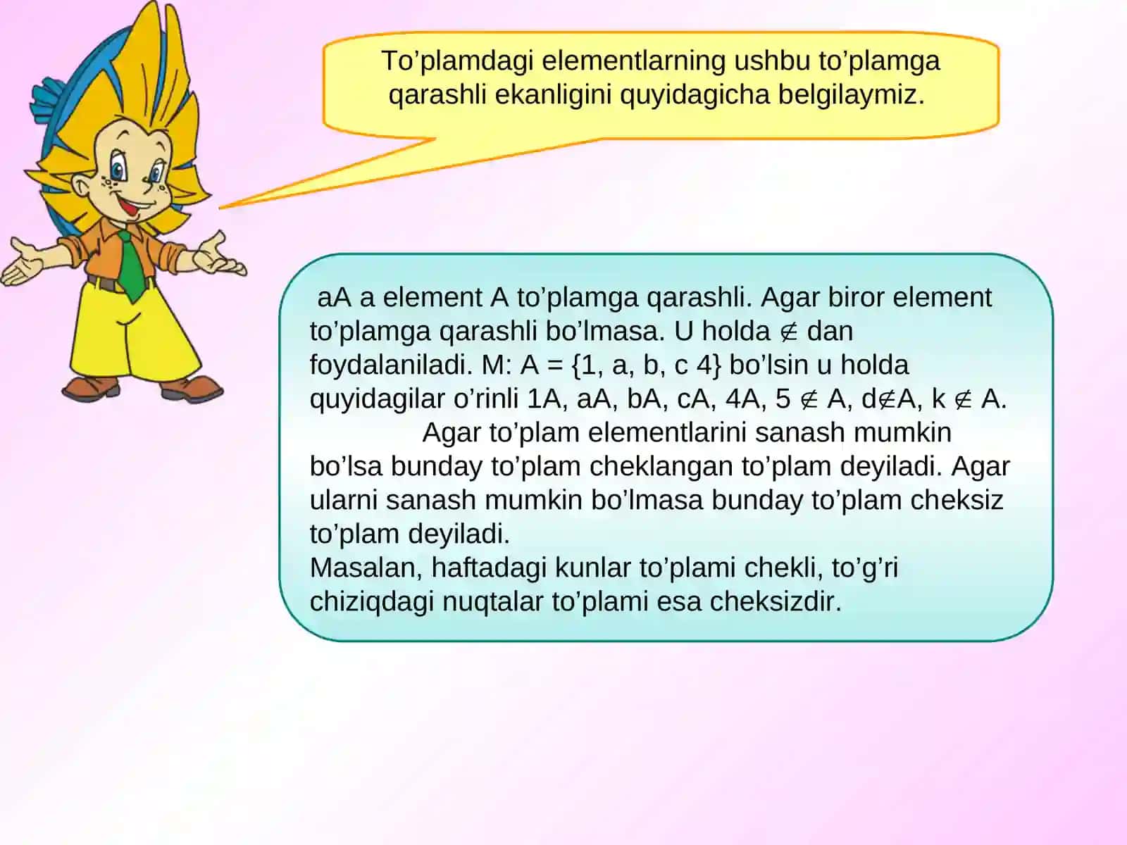 Haqiqiy sonlar aniqlash usullar 3