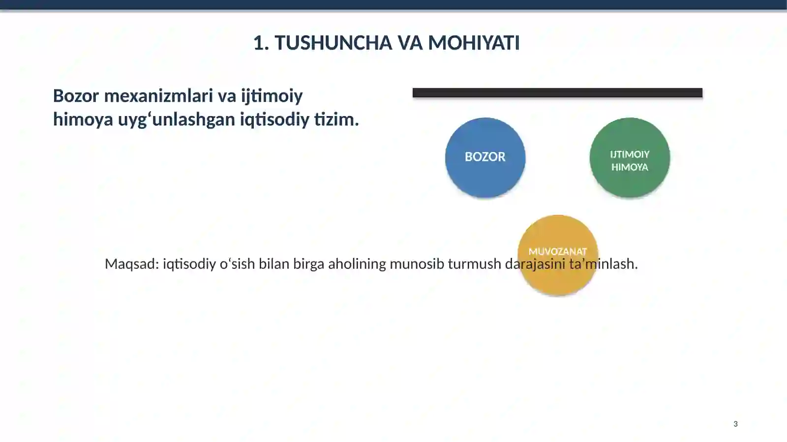 IJTIMOIYYO‘NALTIRILGANBOZOR IQTISODIYOTI 3
