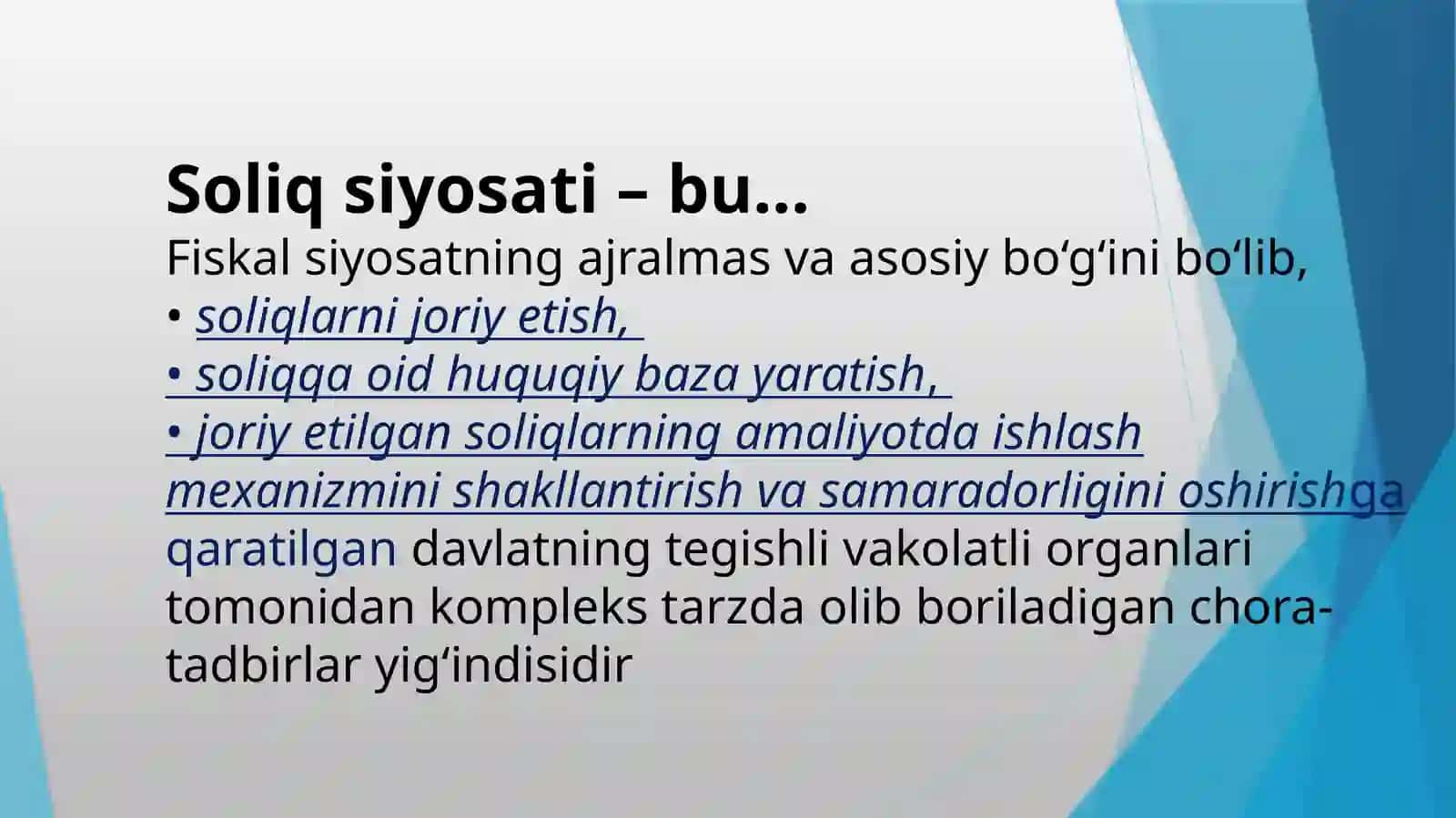 Soliqsiyosatining iqtisodiyotni tartibga solishdagi ahamiyati 3