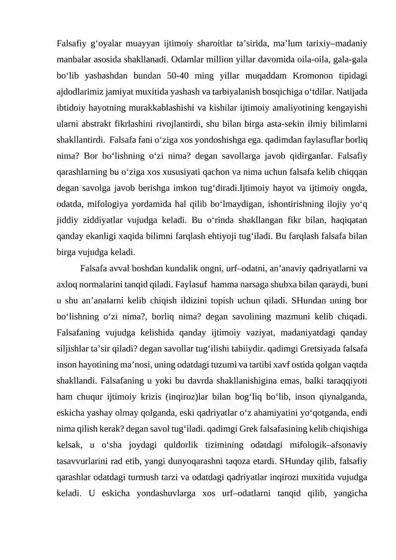 Dunyoviy bilimlar va falsafiy tafakkur rivoji Ibn Sinoning falsafiy va tabiiy-ilmiy qarashlari 3