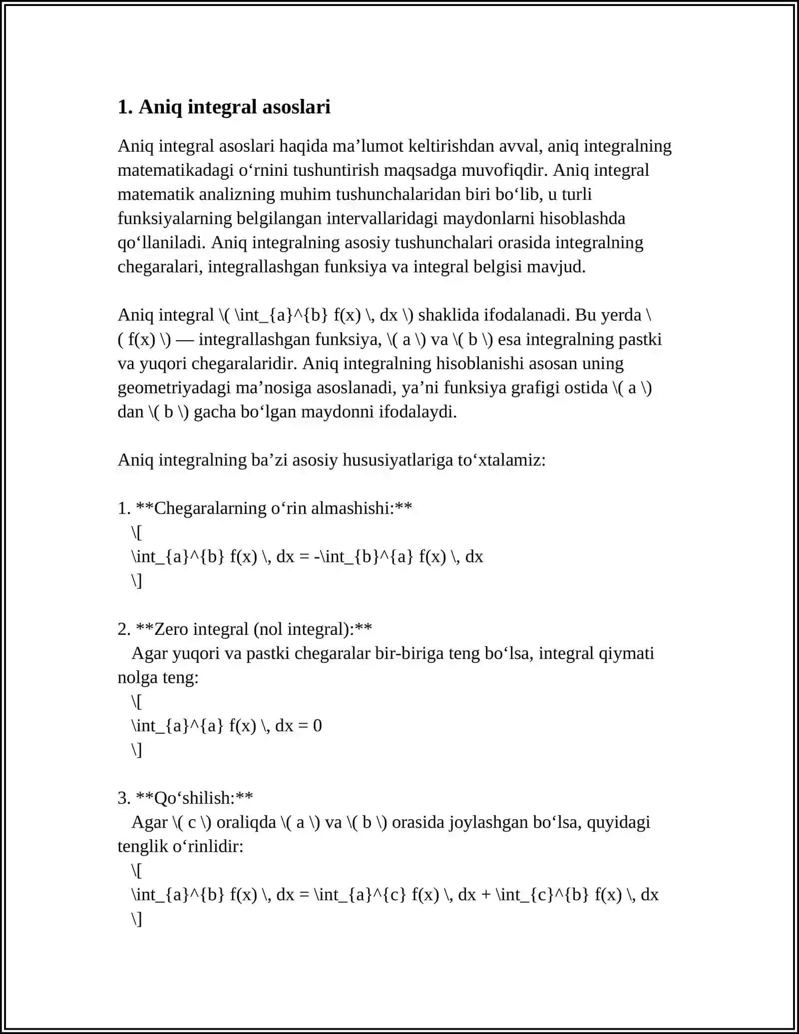 ANIQ INTEGRAL 3