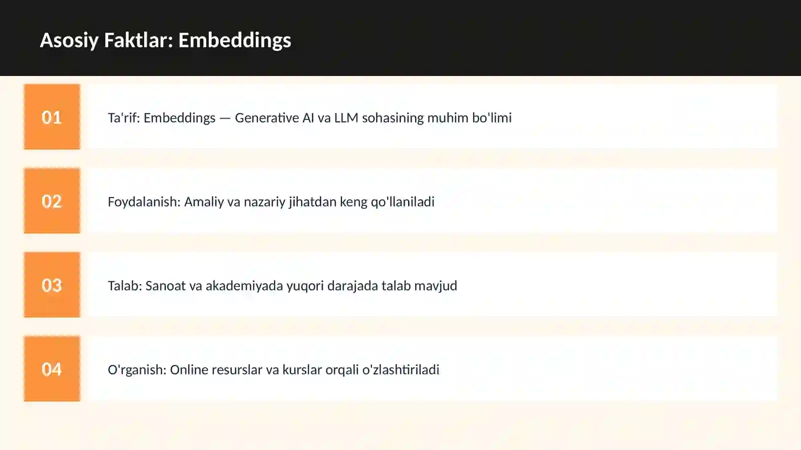 Embeddings 3