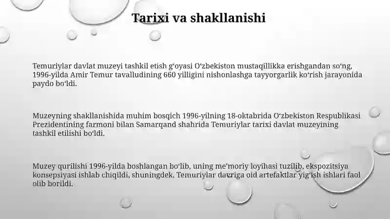 Temuriylar davlat muzeyi 3