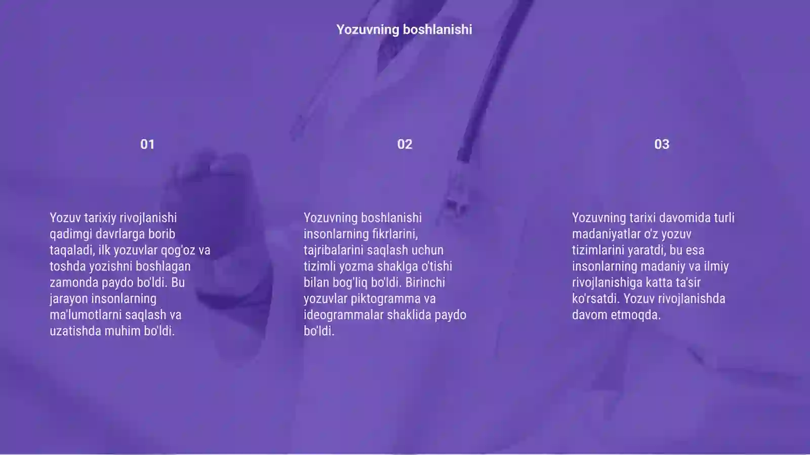 Yozuvning tarixiy taraqqiyoti 3