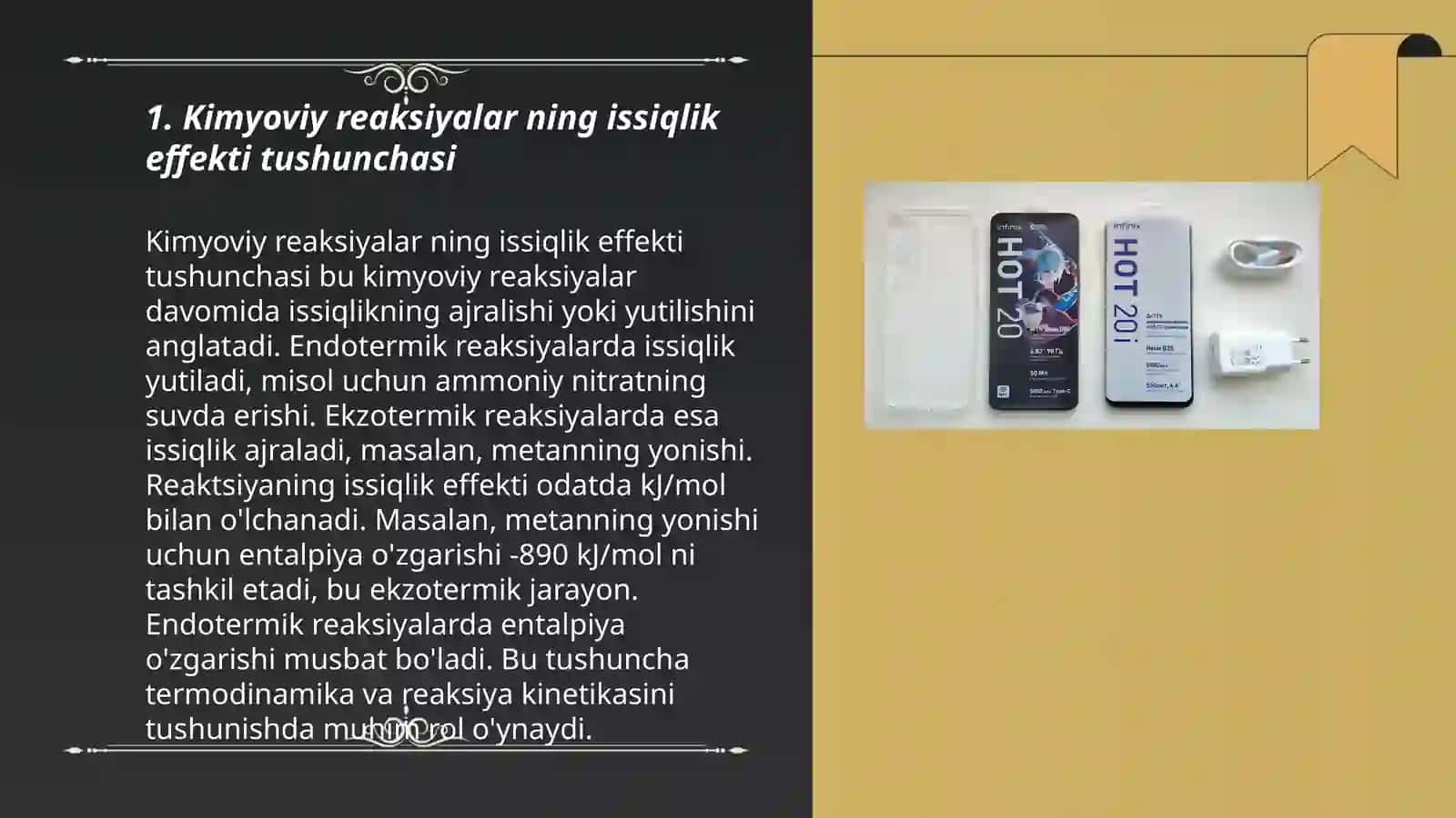 Kimyoviy reaksiyalar ning issiqlik effektini aniqlash mavzuni baliq skeleti usulida tahlil qilib 3
