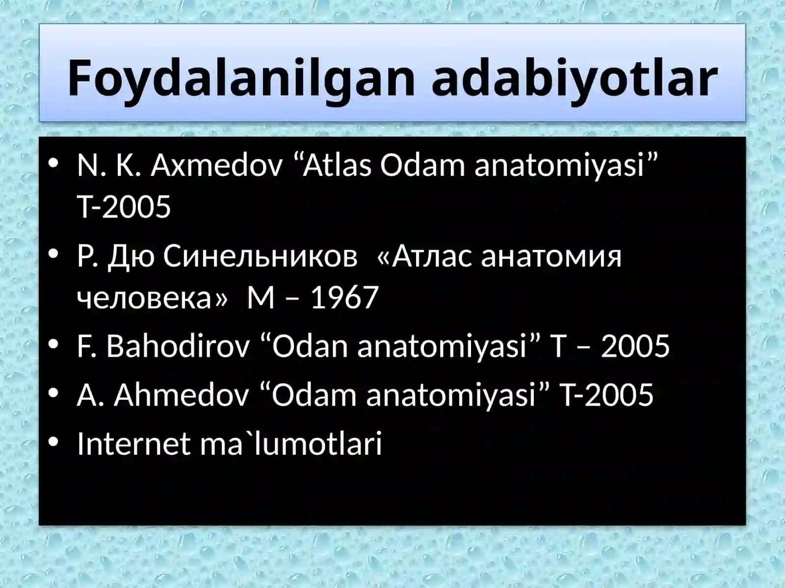 Sindesmologiya–suyaklar birlashuvi haqida bilim! 3