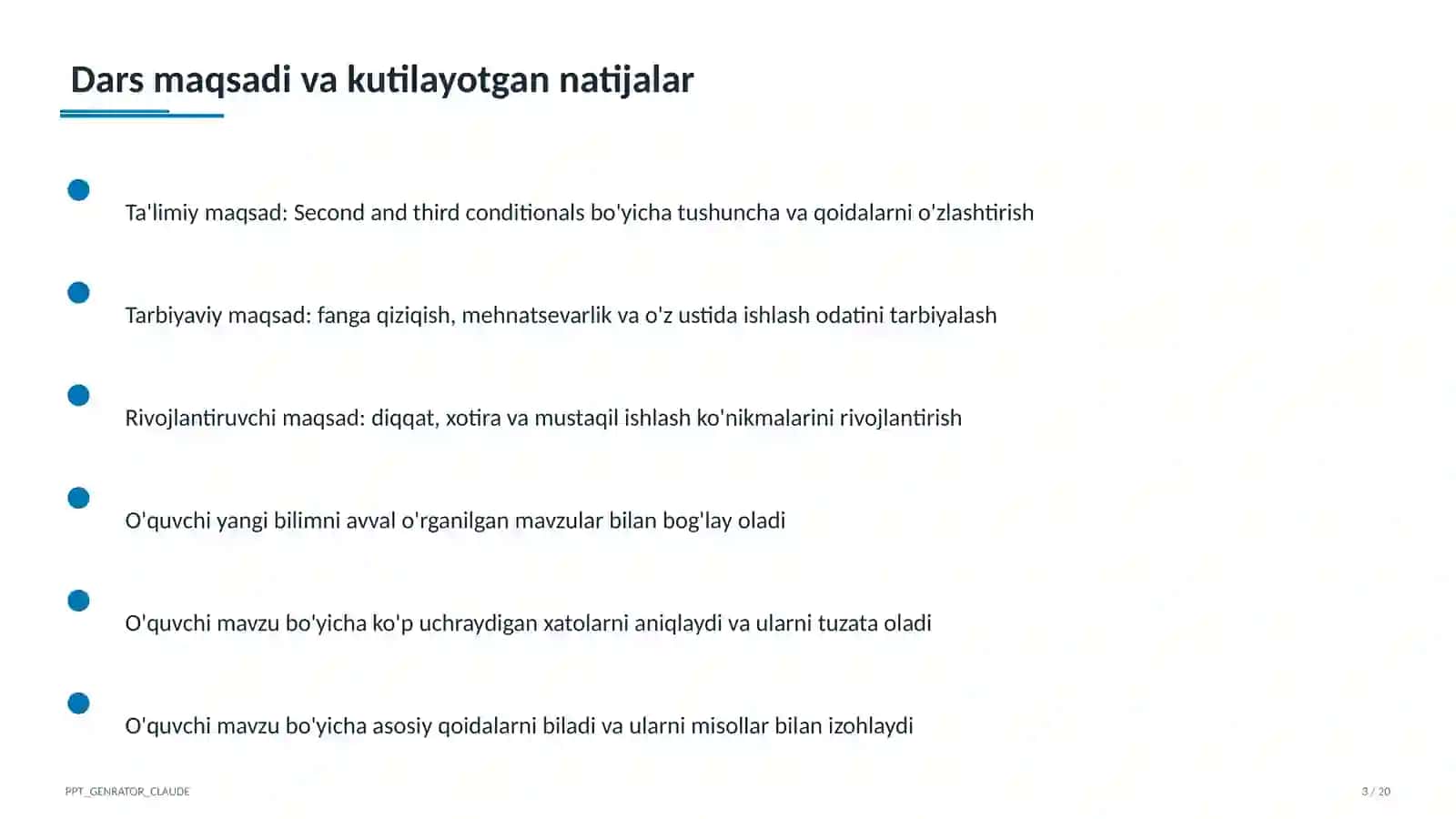 Second and third conditionals (10-sinf) 1