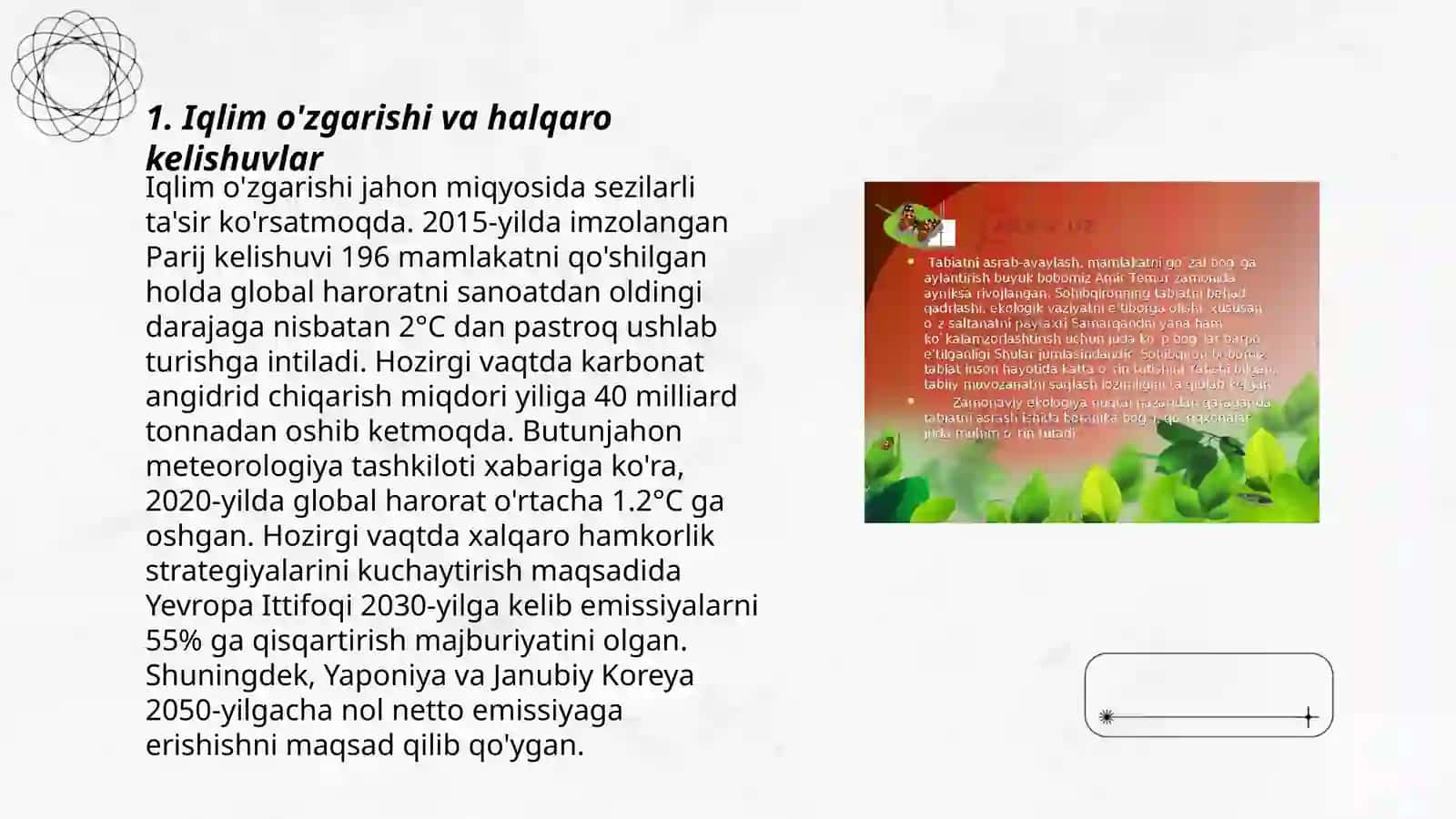 Iqlim o'zgarishi va halqaro kelishuvlar 3