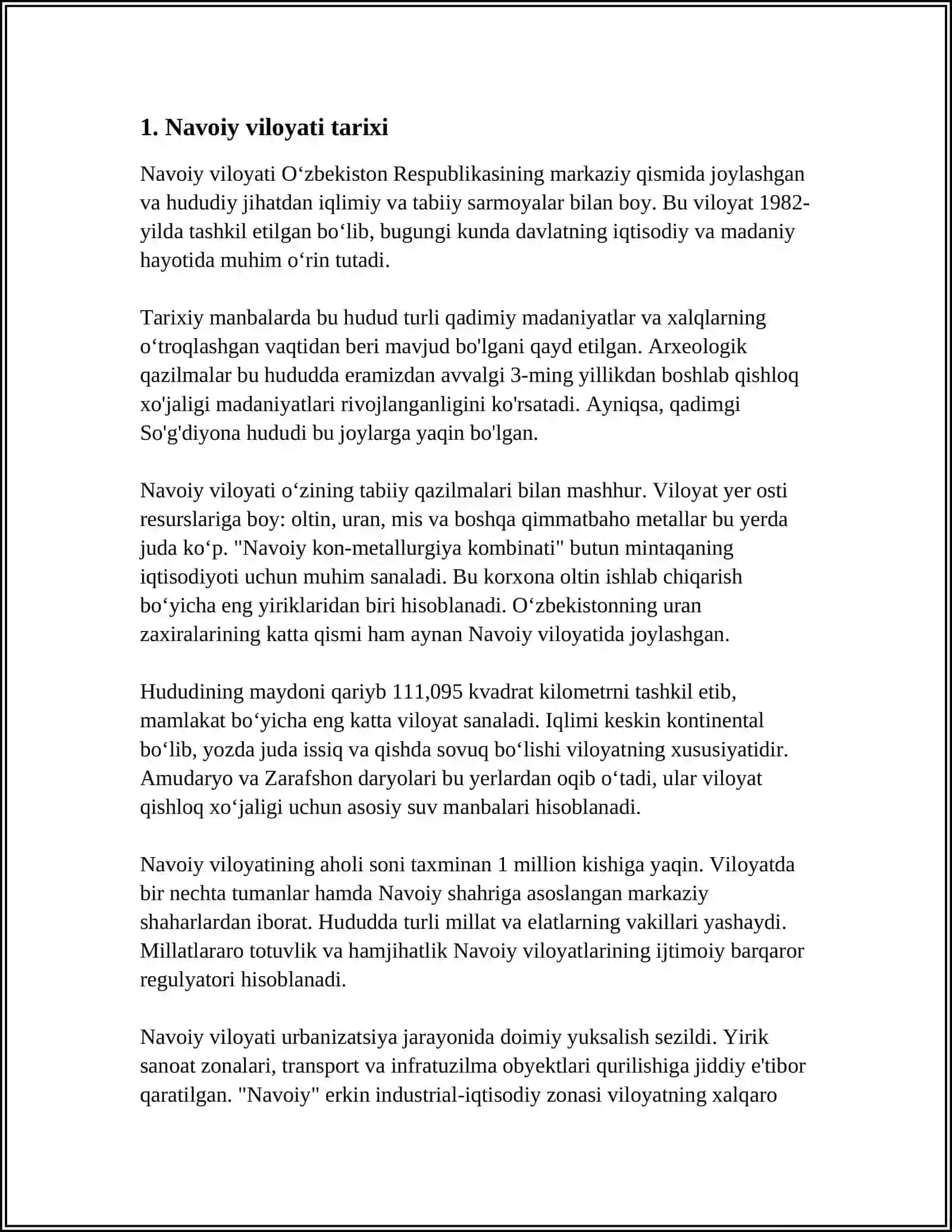 NAVOIY VILOYATI 3