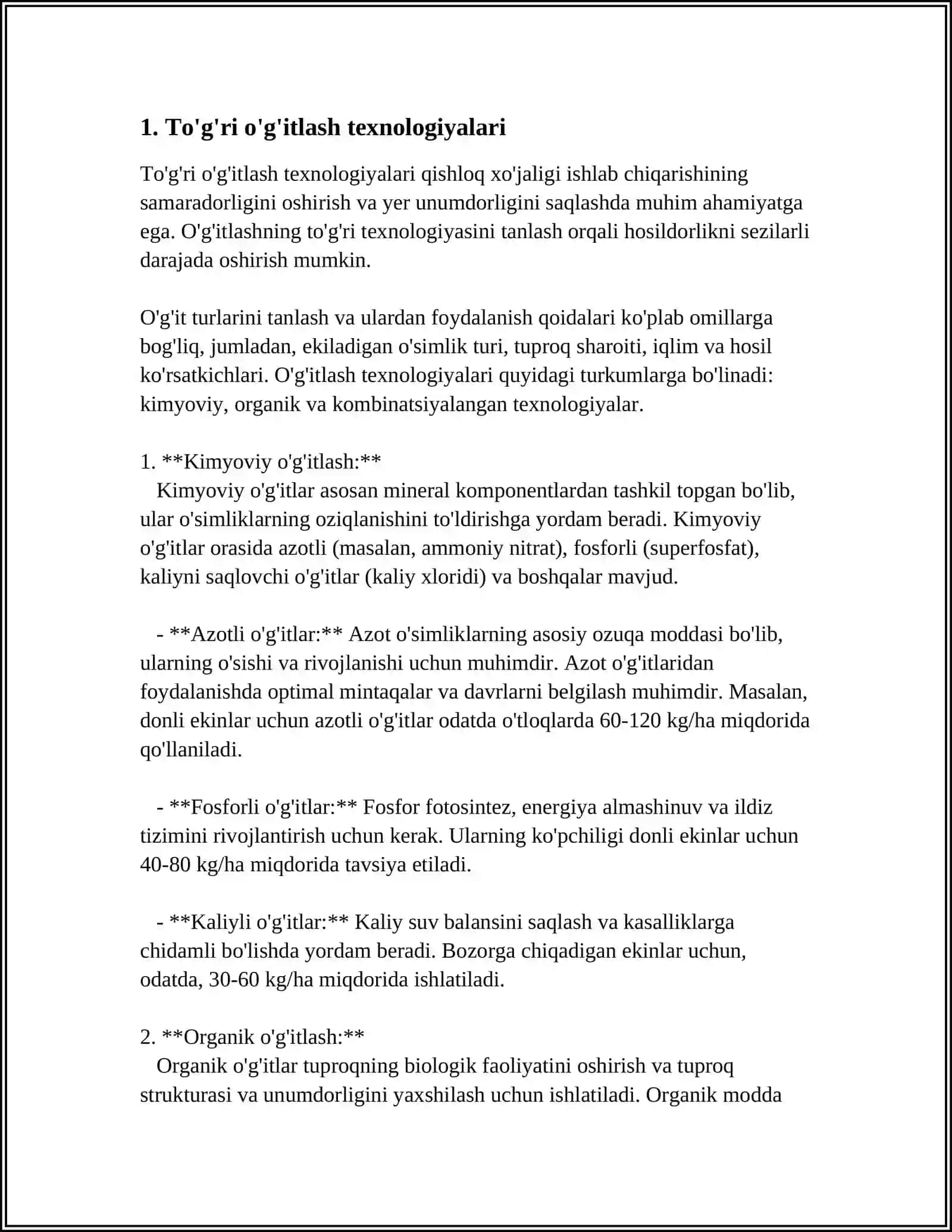PILTADAGI NUQSONLARNI KAMAYTIRISH USULLARI 3