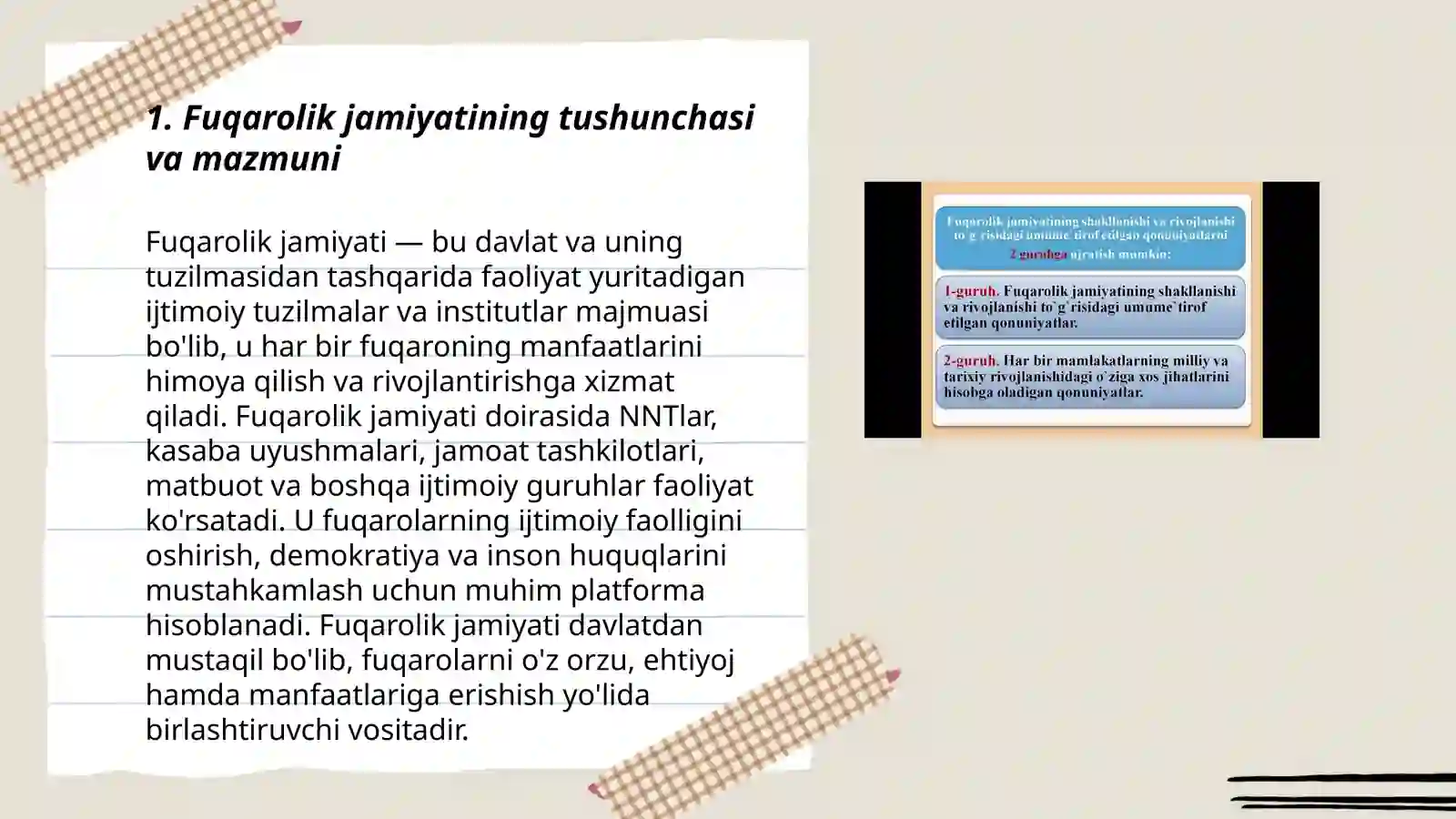 Fuqarolik jamiyati 3