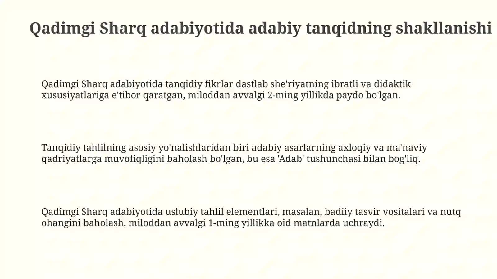 Sharq klassik adabiyotida adabiy-tanqidiyfikrlartaraqqiyoti 3
