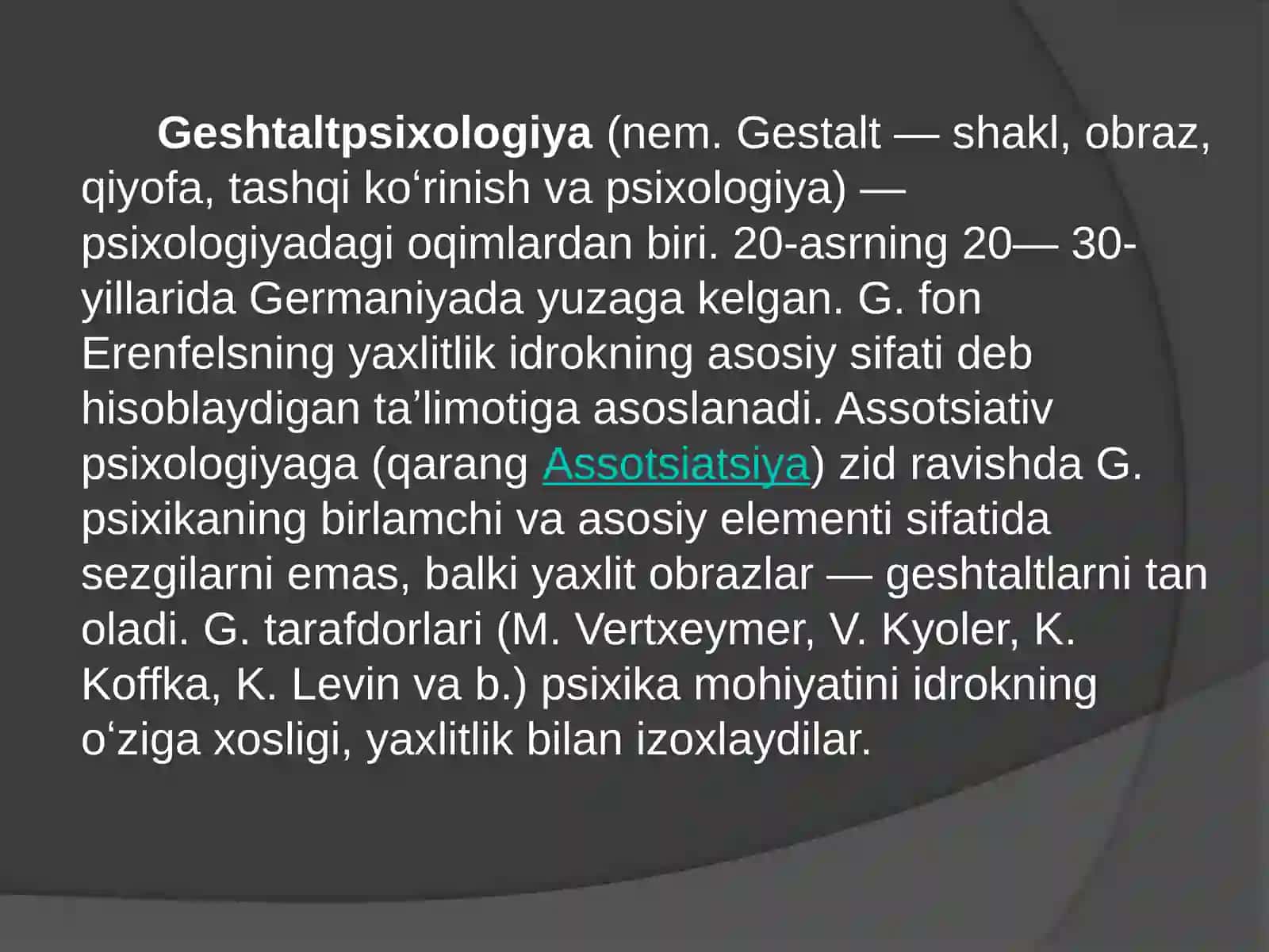 Geshtaltpsixologiyasi mazmun mohiyati 3
